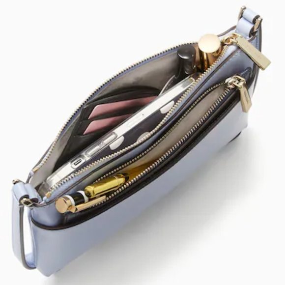 Kate Spade Candied Flower Blue Sadie Crossbody Set - Picture 4 of 11